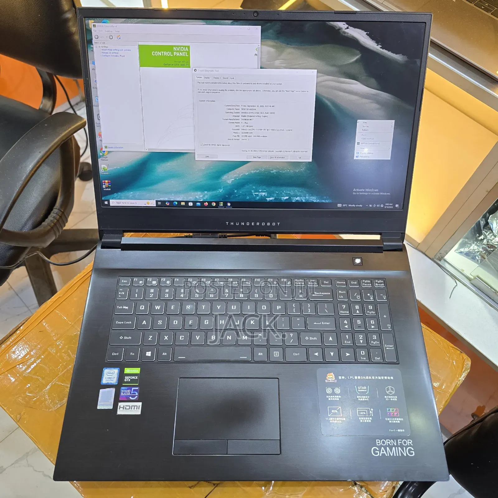 Laptop 16GB Intel Core i7 SSD 1T
