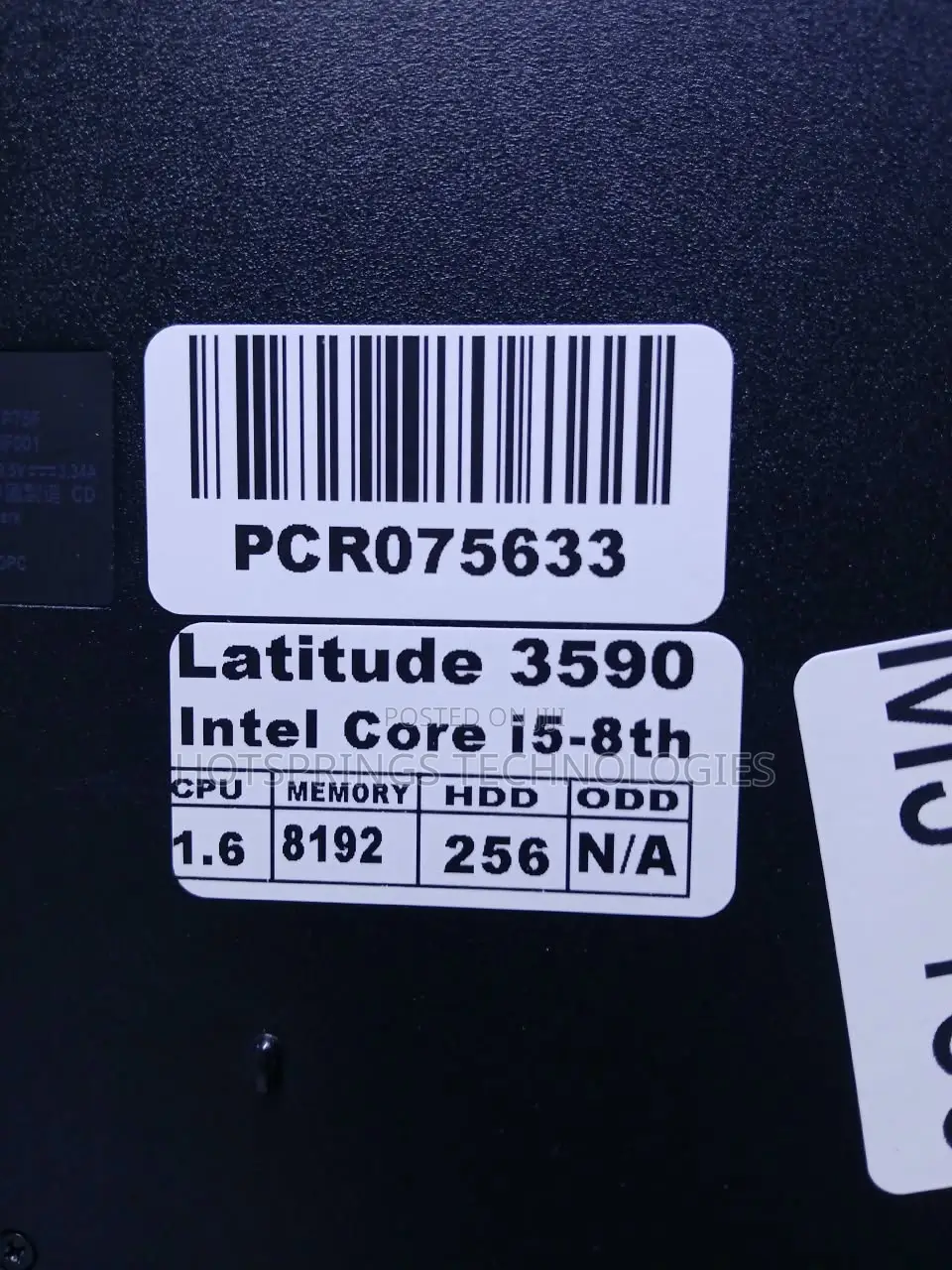 Laptop Dell Latitude 3590 8GB Intel Core i5 SSD 256GB