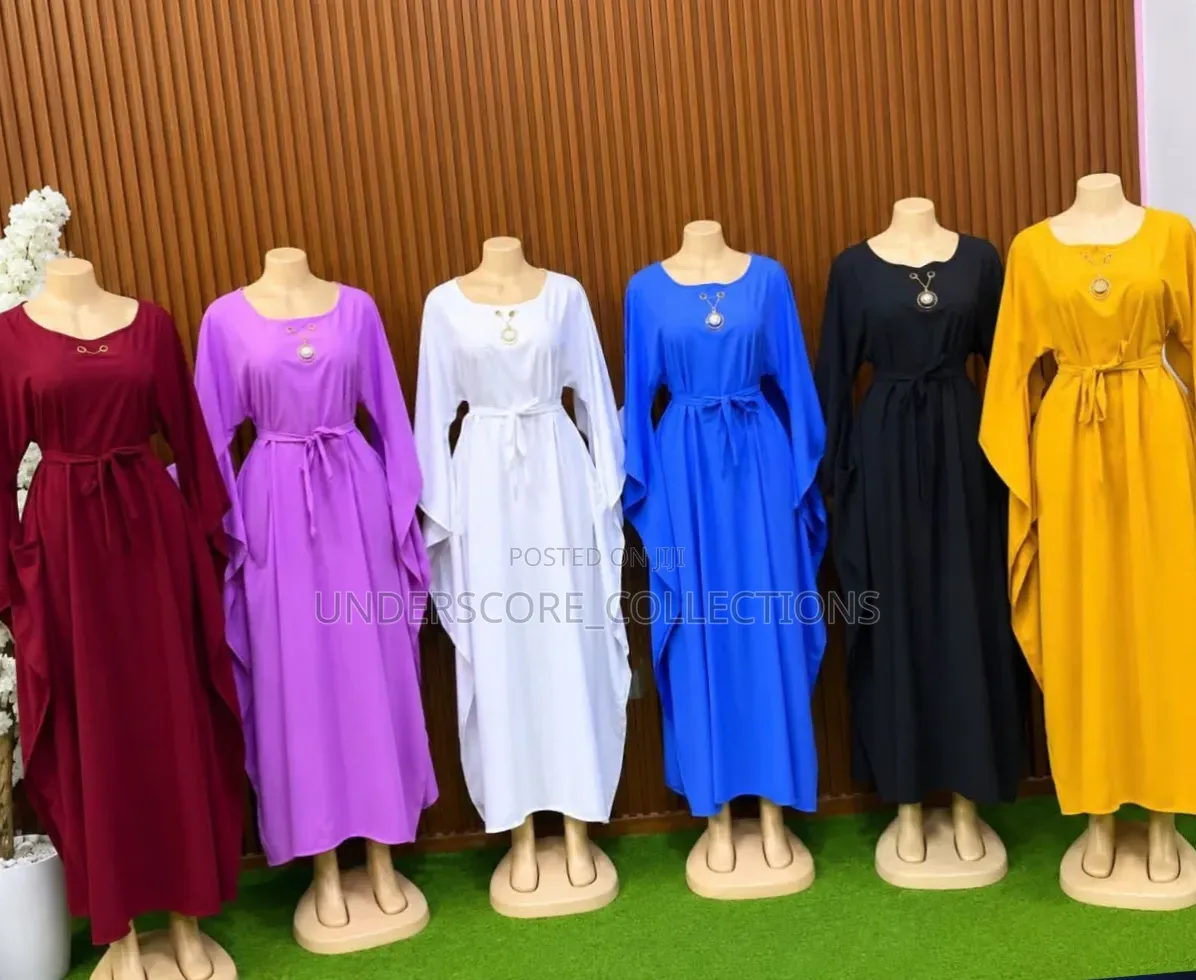 Ladies Plus Size/Free Size Maxi Dresses With Belt