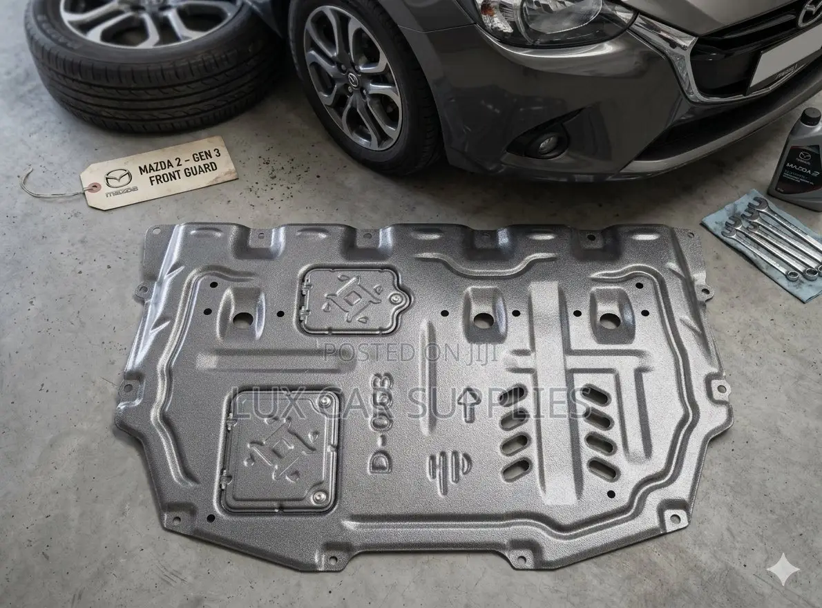 E Mazda 2 (Demio) DJ Generation Manganese Steel Engine Sump Guard