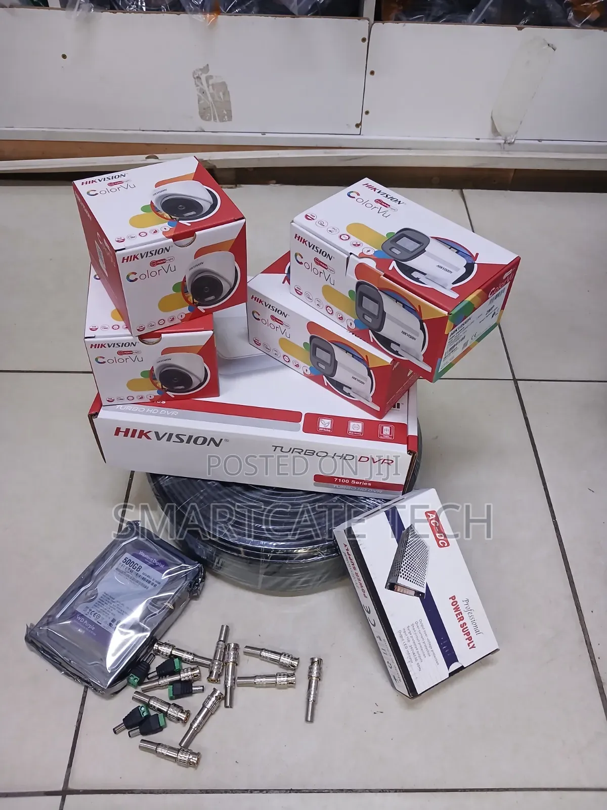 Hikvision Smart Hybrid ColorVu 4-Camera Security System