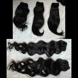 Pure Virgin Human Hair Bundles, Closures - Made in India
