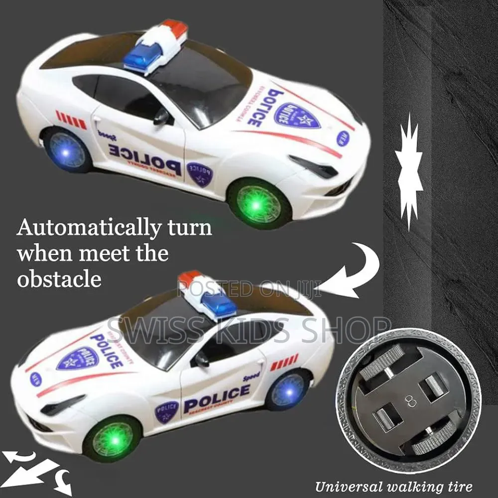 Toy Police Car With Lights and Siren