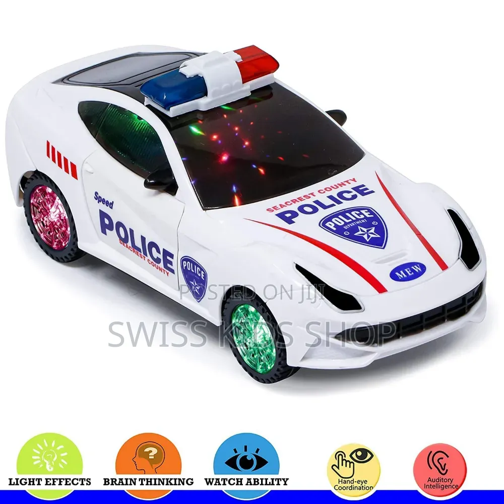 Toy Police Car With Lights and Siren