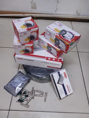4-Camera Hikvision ColorVu Kit – 2 Bullet 2 Dome