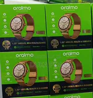 Oraimo Watch Muse With Amoled Screen Classy Oraimo Smartwatch
