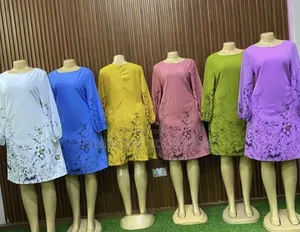 Ladies a Dresses With Bottom Floral Patterns