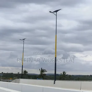 Fabricated Steel Streetlight Poles for Nairobi Lighting Works