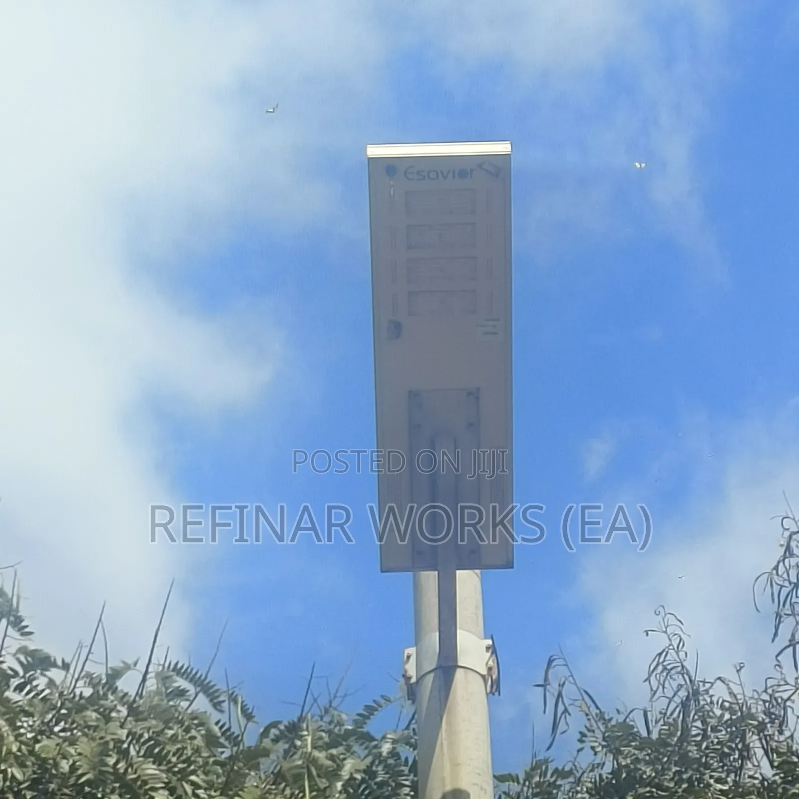 Fabricated Steel Streetlight Poles for Nairobi Lighting Works