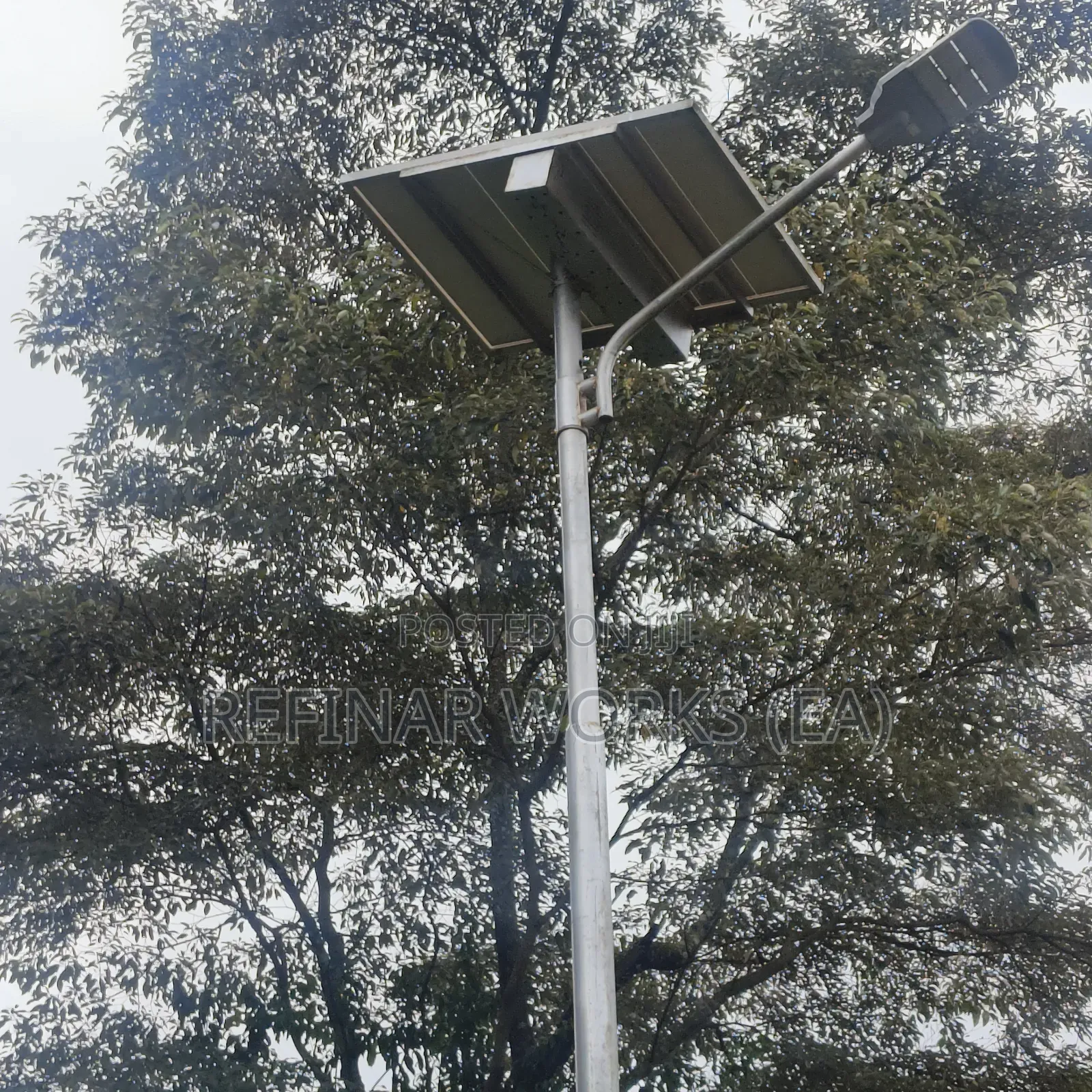 Fabricated Steel Streetlight Poles for Nairobi Lighting Works