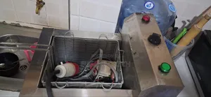 Chips Deep Fryer and Its Stand, Potato Cutter, And