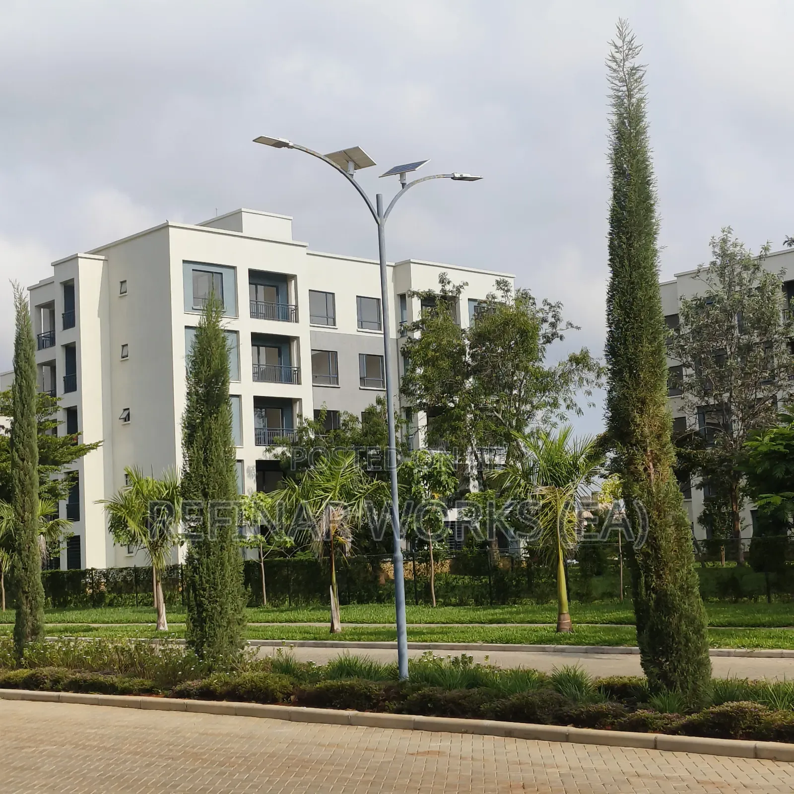 Single Arm and Double Arm Streetlight Poles Fabrications in Nairobi
