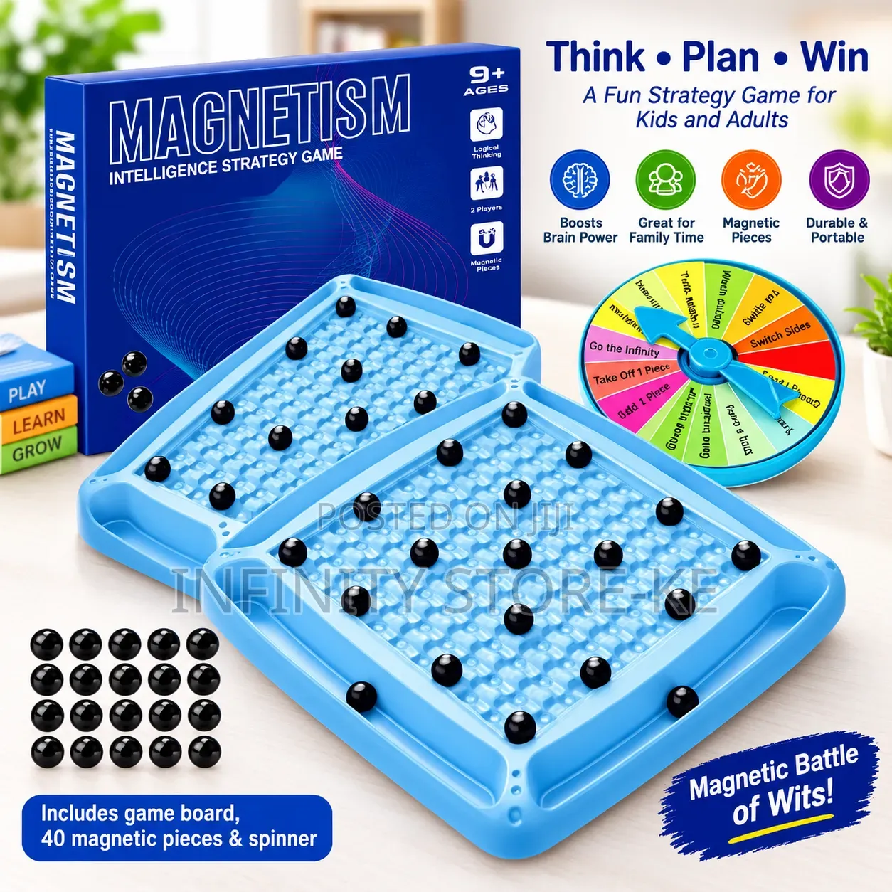 Magnetism Intelligence Strategy Board Game