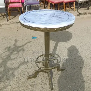 Restaurant High Bar Epoxy Round Table 
