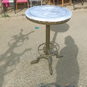 Restaurant High Bar Epoxy Round Table 