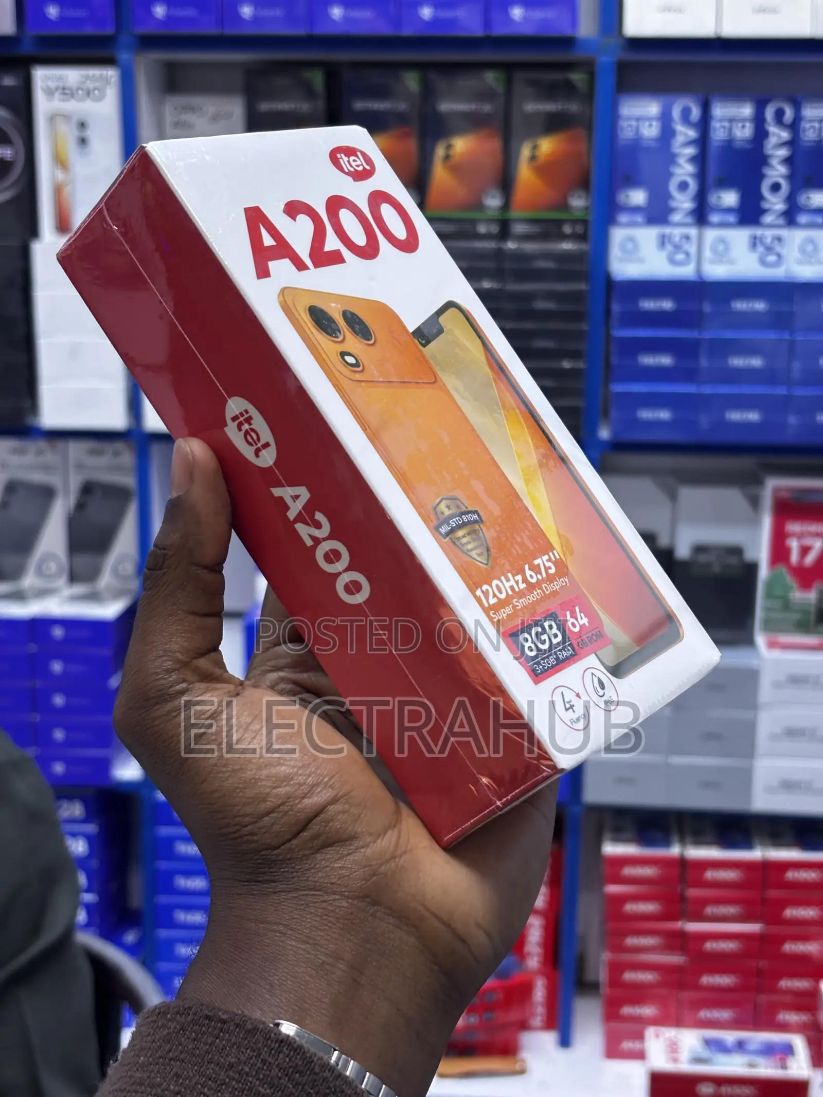 New Itel A200+ 128 GB Gray