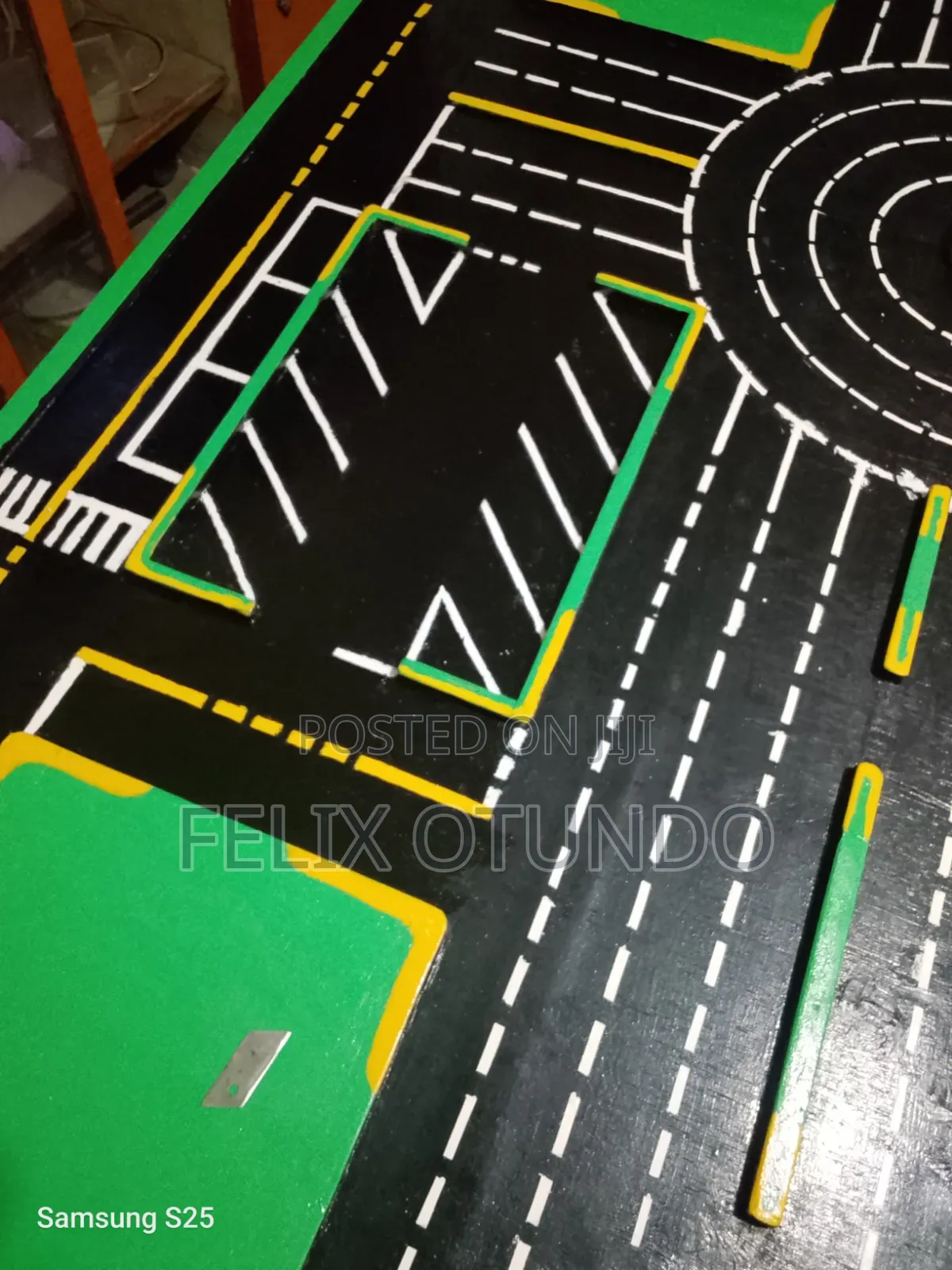Model Town Board for Driving School