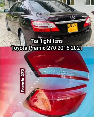 Lens Toyota Premio 265 / 270 (2016–2021) Rear Taillight Lens!