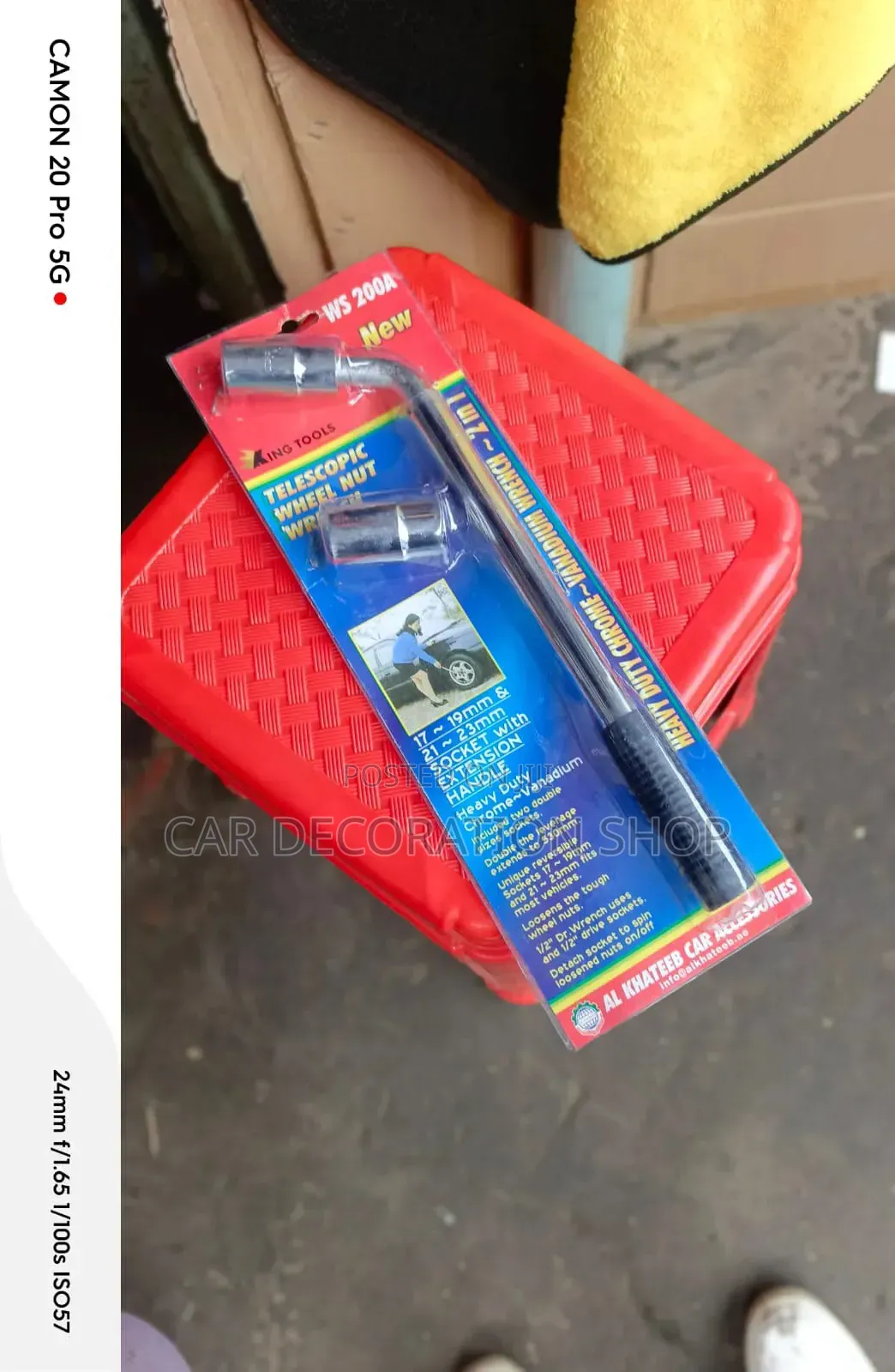 2in1 Telescopic Wrench With Extendable Handle Reversible Sockets