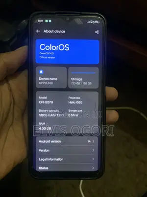 Oppo A38 128 GB White