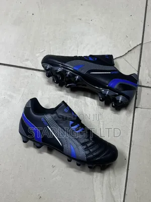 Black Blue Sports Football Boots 31-45