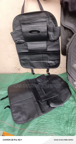 Water Resistant Back Seat Organizer With Bottle,phone,tissue Povket