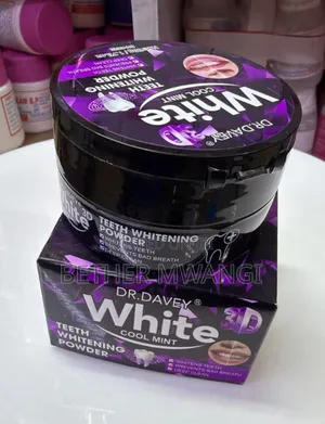 Dr. Davey White Cool Mint 3D Teeth Whitening Powder in Kenya