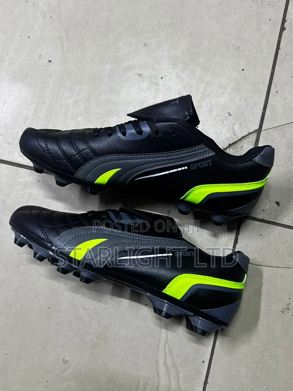 Sports Green Black Football Boots 37-45