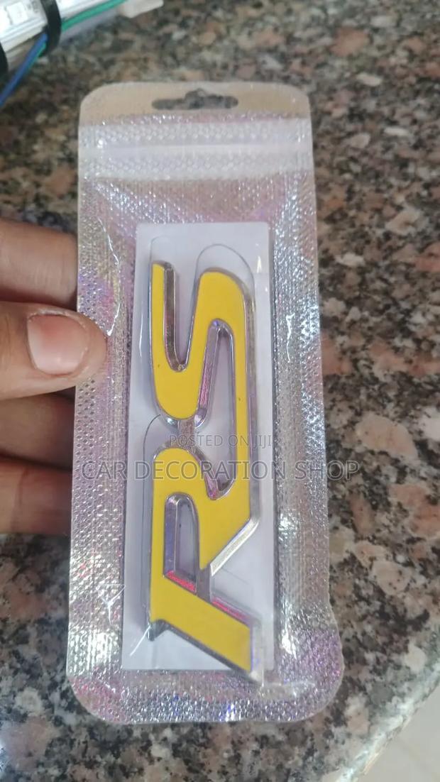 White or Yellow RS Badge - thumbnail 2