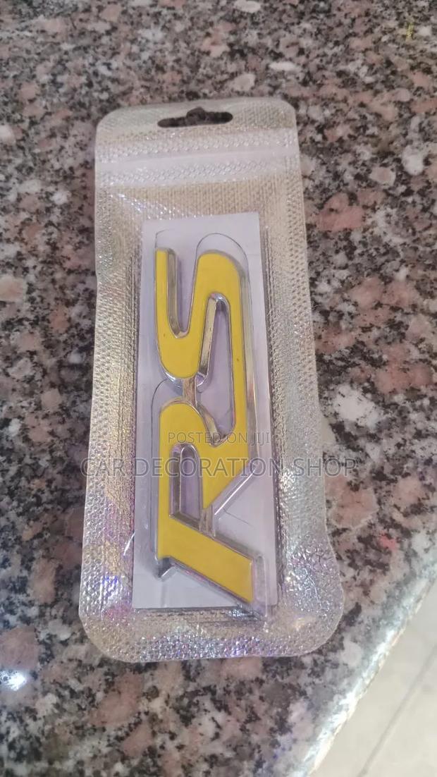 White or Yellow RS Badge - thumbnail 3