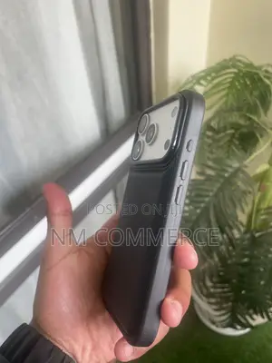 Premium Black Leather-Texture Case