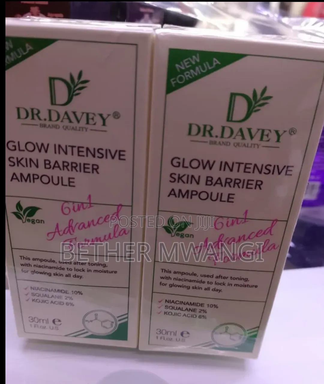 Dr. Davey Glow Intensive Skin Barrier Ampoule in Kenya