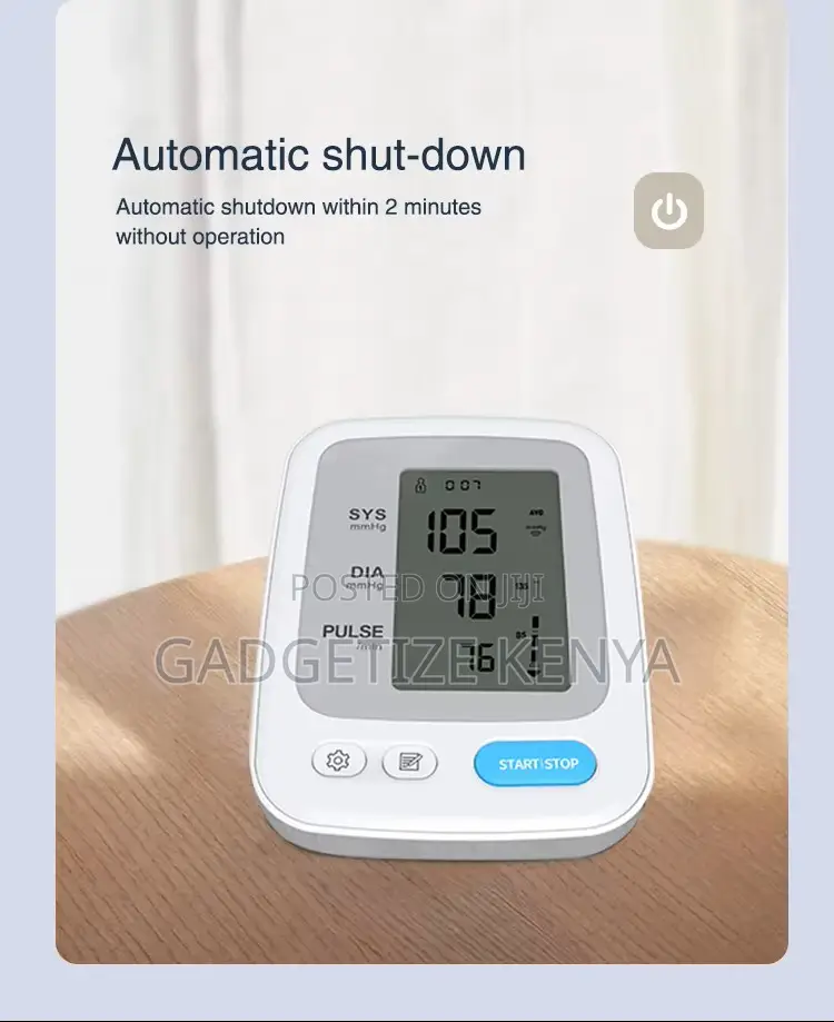Cuff Arm Tensiometer Sphygmomanometer Blood Pressure Monitor
