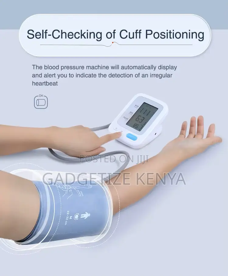 Cuff Arm Tensiometer Sphygmomanometer Blood Pressure Monitor