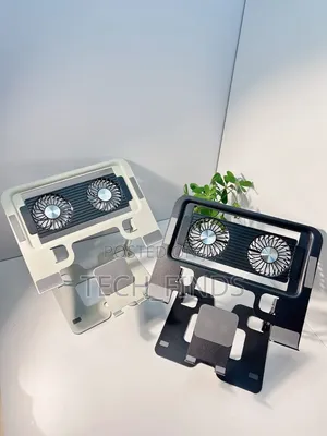 New 2 in 1 Laptop Stand With Phone Holder Cooling Fans,m