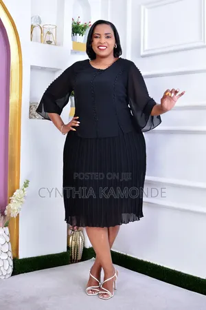 Chiffon Pleated Dress