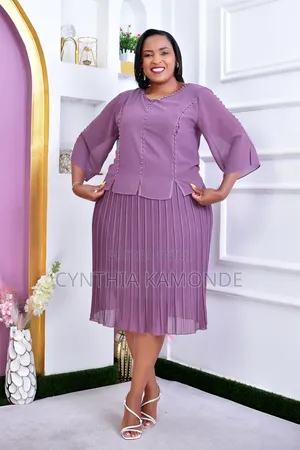 Chiffon Pleated Dress