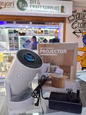 HY300 Smart Mini Projector – Portable Rechargeable LED Projector