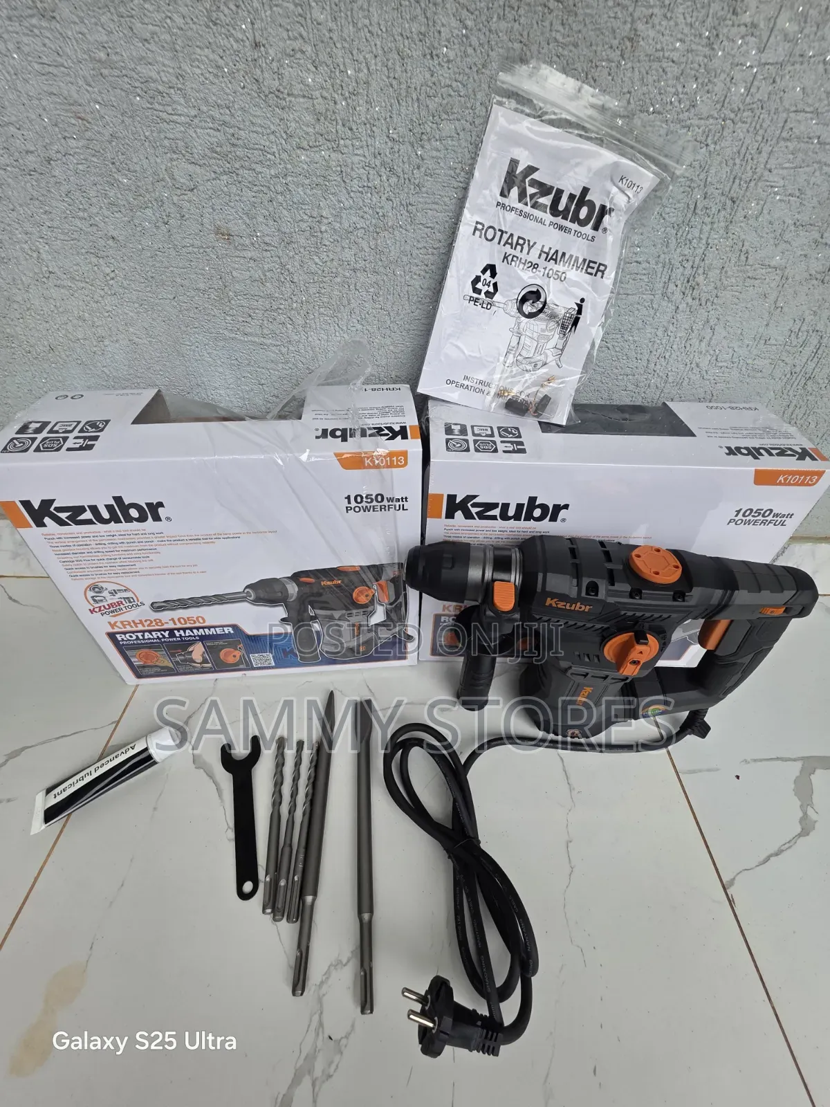 KZUBR Rotary Hammer 1050W Heavy Duty Electric Hammer Drill