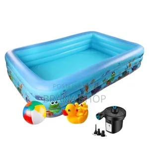 **210CM Family Inflatable Pool – Outdoor Swimming Water Fun **