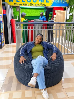 Upgrade Your Space With This Stylish,cozy Generously Sized Beanbag