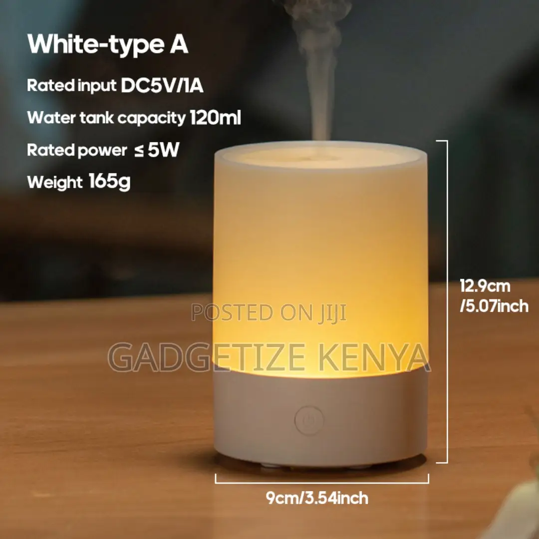 120ml Colorful Essential Oil White Base Diffuser
