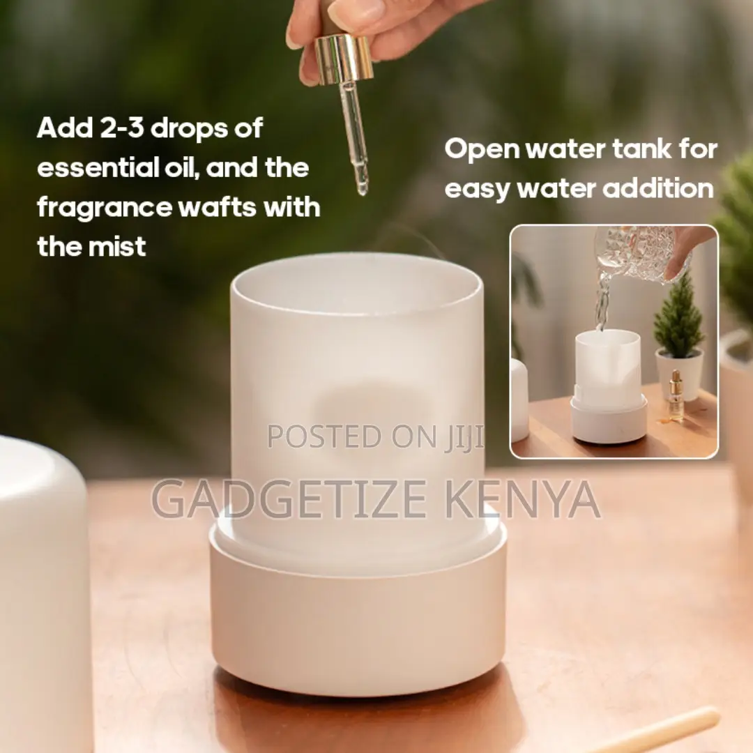 120ml Colorful Essential Oil White Base Diffuser