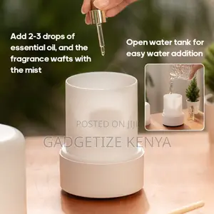 120ml Colorful Essential Oil White Base Diffuser