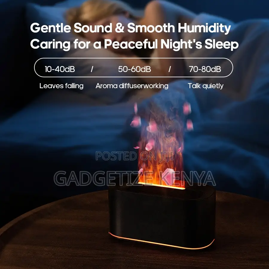 220ml Multicolor Flame Aromatherapy Diffuser