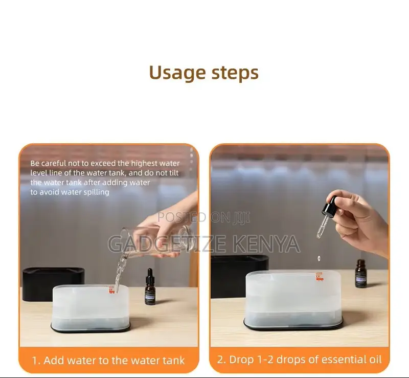 220ml Multicolor Flame Aromatherapy Diffuser
