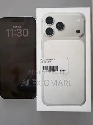 New Apple iPhone 17 Pro Max 256 GB White