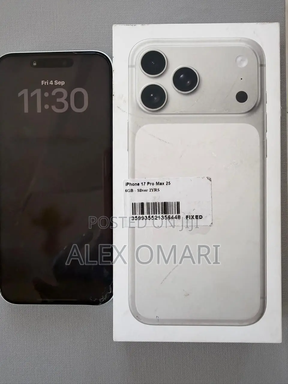 New Apple iPhone 17 Pro Max 256 GB White