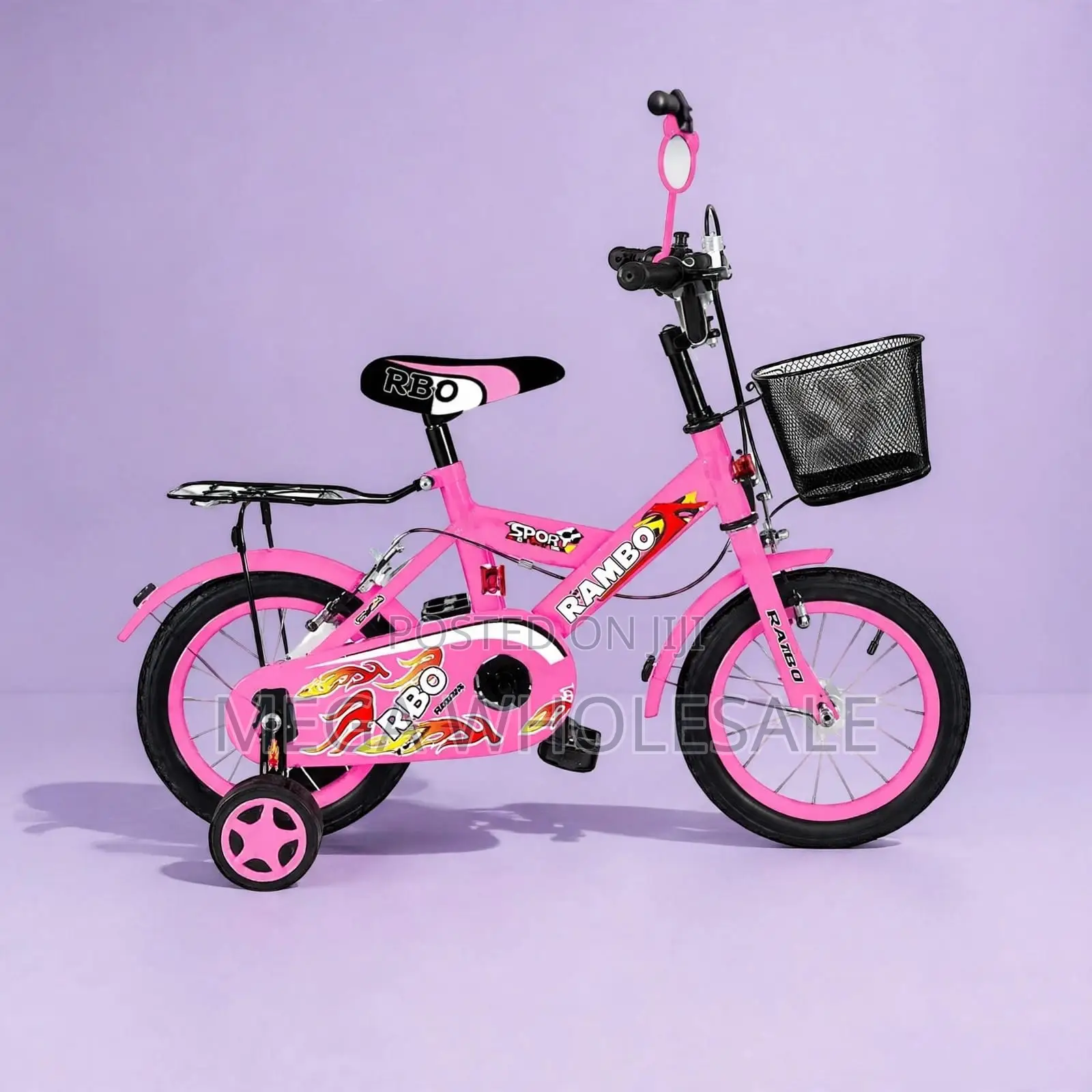 Stable 4–6 Years Size 16 Inch Color Pink Kids Bike Bicycle