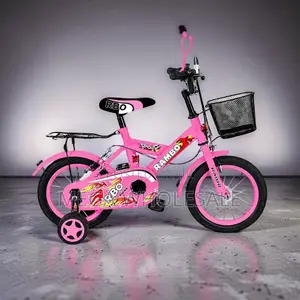 Portable 4–6 Years Size 16 Inch Color Pink Kids Bike Bicycle
